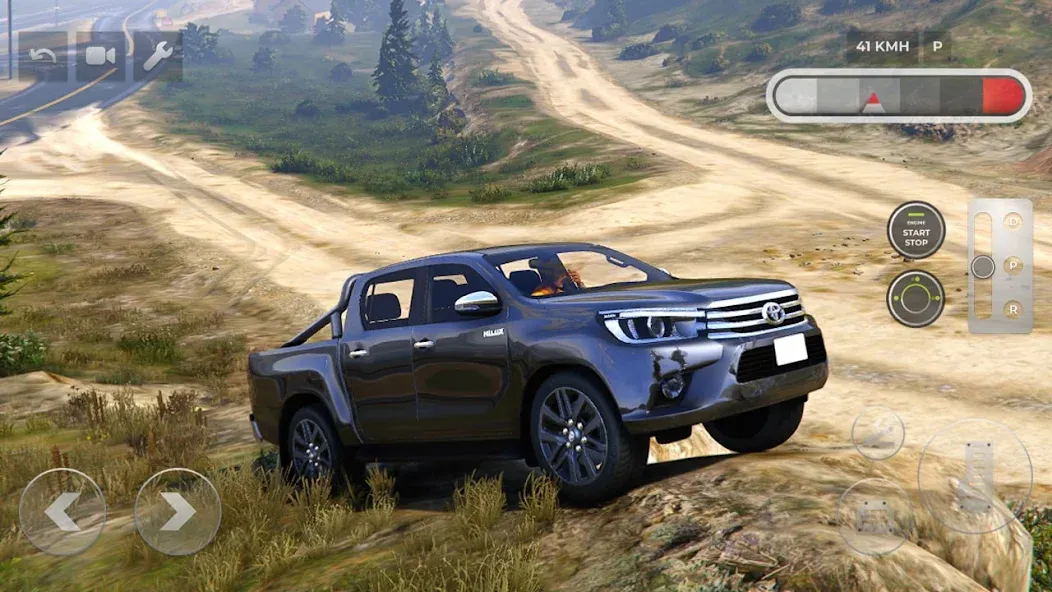 Toyota Hilux 4x4 Mountain Ride (Тойота Хайлюкс 44 Поездка по горам)  [МОД Бесконечные деньги] Screenshot 5