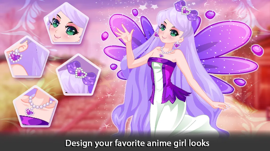 Dress Up Angel Anime Girl Game  [МОД Меню] Screenshot 2