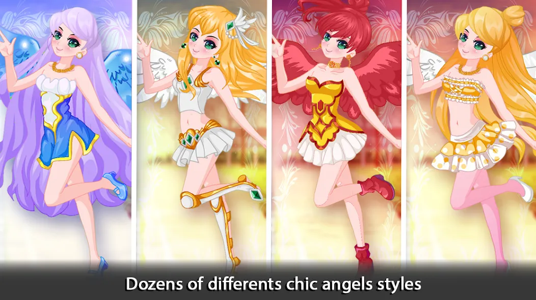 Dress Up Angel Anime Girl Game  [МОД Меню] Screenshot 4