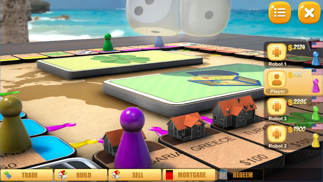 Rento - Dice Board Game Online  [МОД Много денег] Screenshot 2