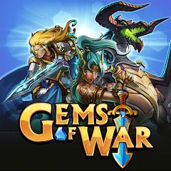 Скачать взломанную Gems of War - Match 3 RPG (Гемс оф Вар)  [МОД Бесконечные монеты] - стабильная версия apk на Андроид