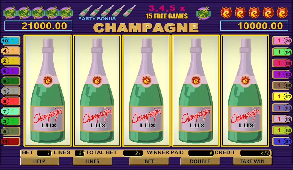 Champagne Slot (Шампанское Слот)  [МОД Бесконечные монеты] Screenshot 2