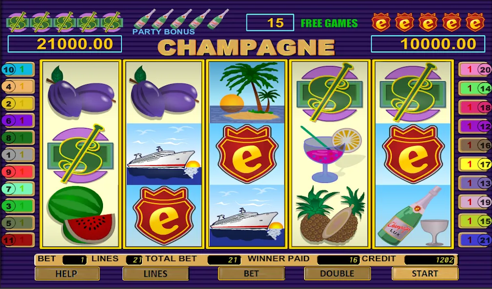 Champagne Slot (Шампанское Слот)  [МОД Бесконечные монеты] Screenshot 4