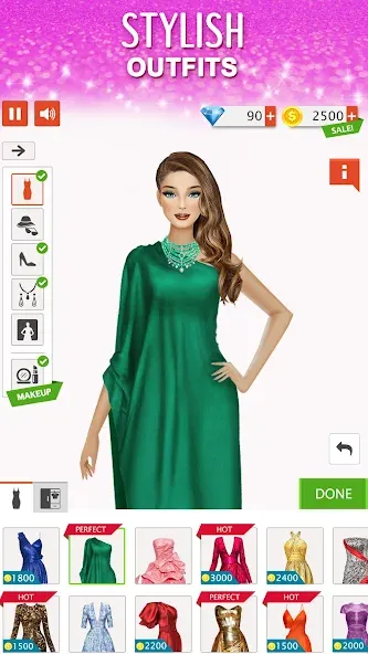 Fashion Stylist: Dress Up Game  [МОД Unlimited Money] Screenshot 2