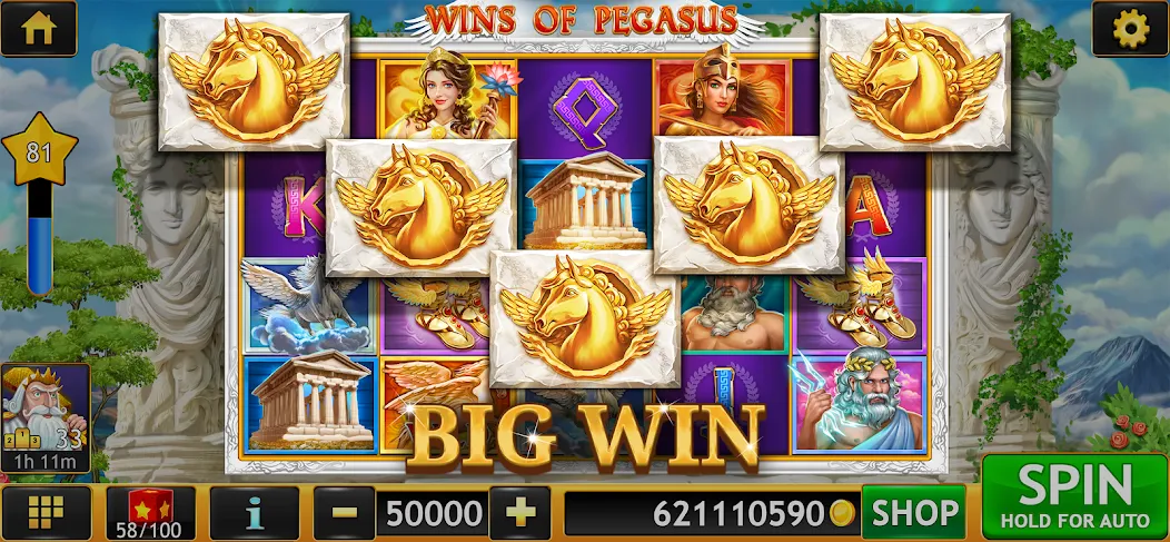 Slots of Luck: Vegas Casino (Слоты удачи)  [МОД Бесконечные монеты] Screenshot 1