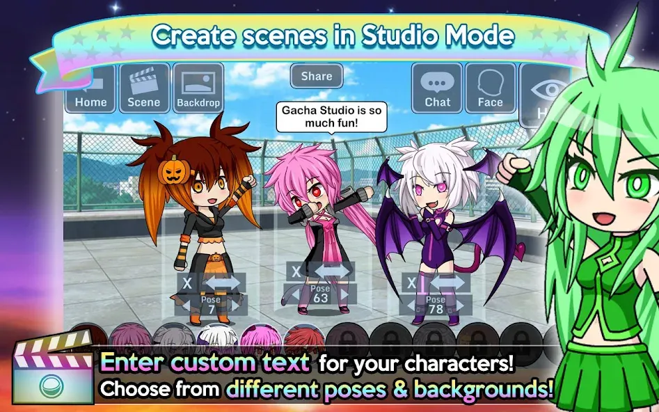 Gacha Studio (Anime Dress Up) (Гача Студио)  [МОД Все открыто] Screenshot 3