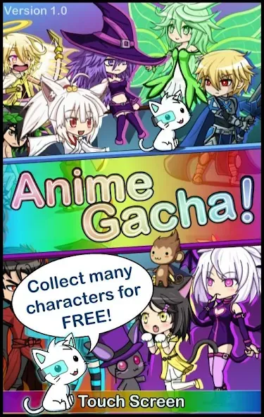 Anime Gacha! (Simulator & RPG)  [МОД Все открыто] Screenshot 1