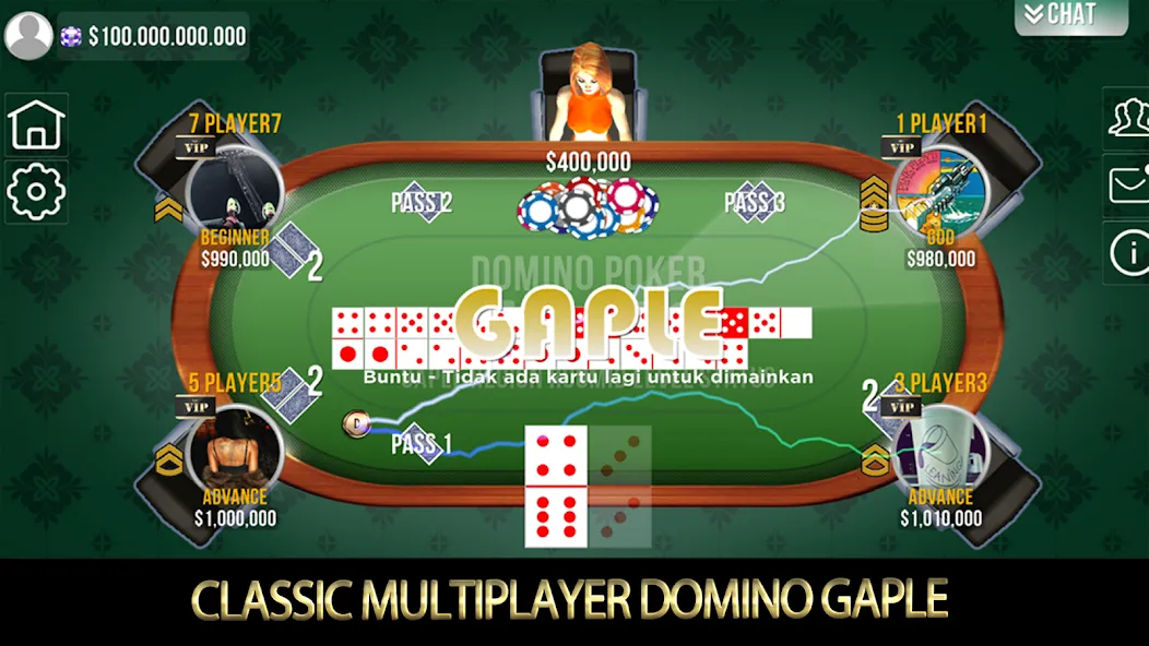 Domino Poker QiuQiu Gaple (Домино Покер ЧиЧи Гапле)  [МОД Бесконечные деньги] Screenshot 1