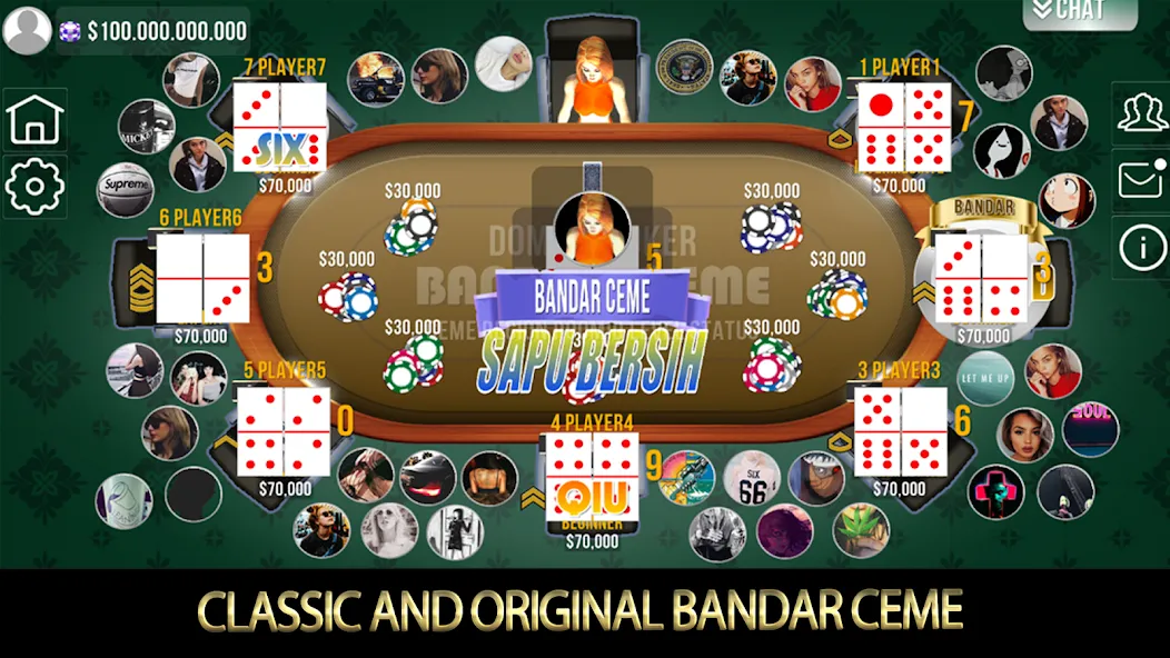 Domino Poker QiuQiu Gaple (Домино Покер ЧиЧи Гапле)  [МОД Бесконечные деньги] Screenshot 4