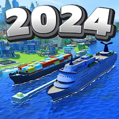 Взлом Sea Port: Cargo Boat Tycoon (Си Порт)  [МОД Бесконечные деньги] - последняя версия apk на Андроид