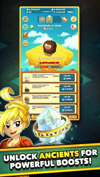 Clicker Heroes - Idle RPG (Кликер Герои)  [МОД Бесконечные деньги] Screenshot 1