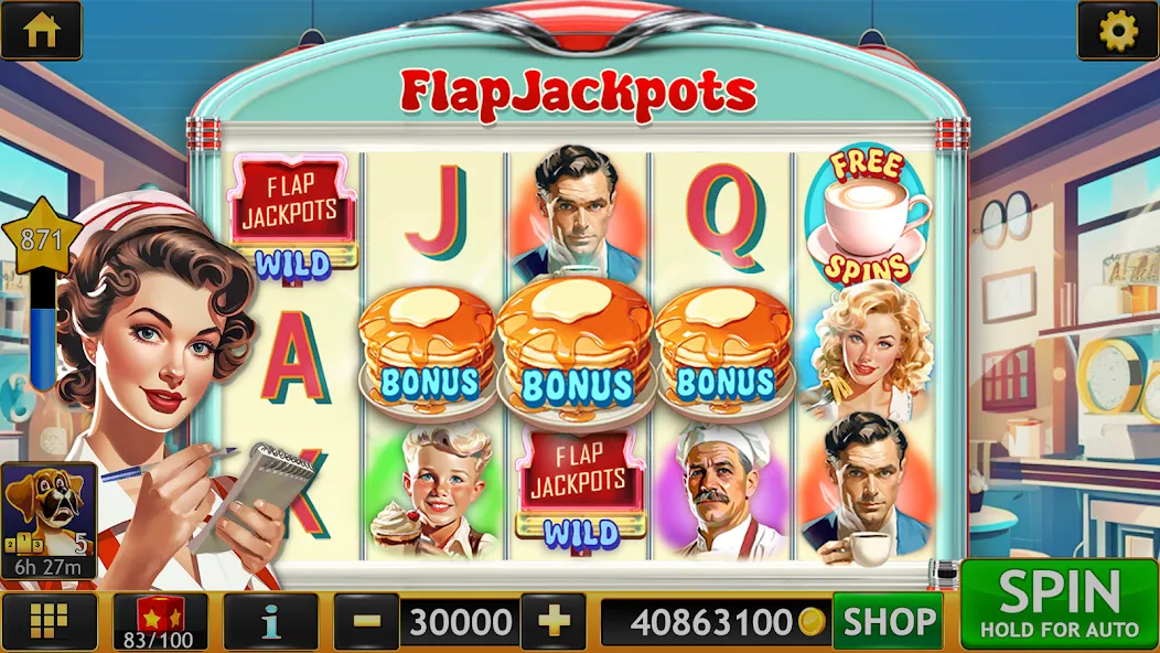 Vegas Slots Galaxy (Вегас Слотс Гэлэкси)  [МОД Много денег] Screenshot 3