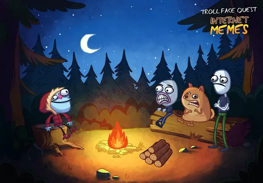 Troll Face Quest Internet Meme (Тролль Фейс Квест Интернет Мем)  [МОД Бесконечные деньги] Screenshot 2