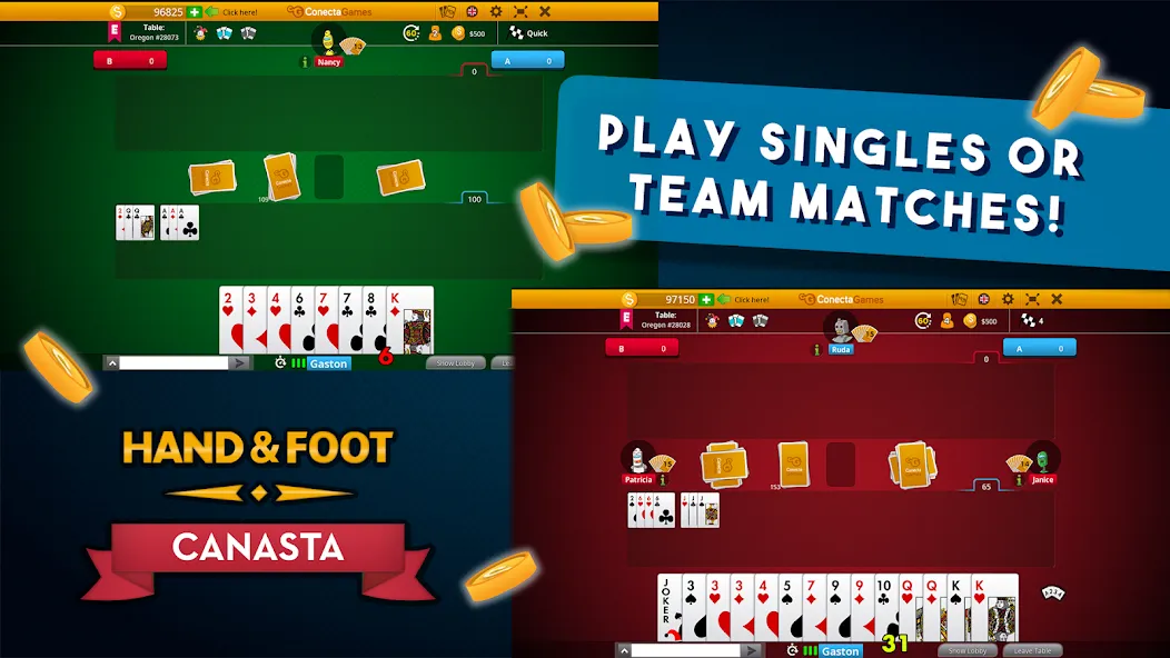 Hand and Foot Canasta  [МОД Mega Pack] Screenshot 4