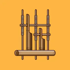 Взломанная Angklung Instrument (Ангклунг инструмент)  [МОД Бесконечные монеты] - полная версия apk на Андроид