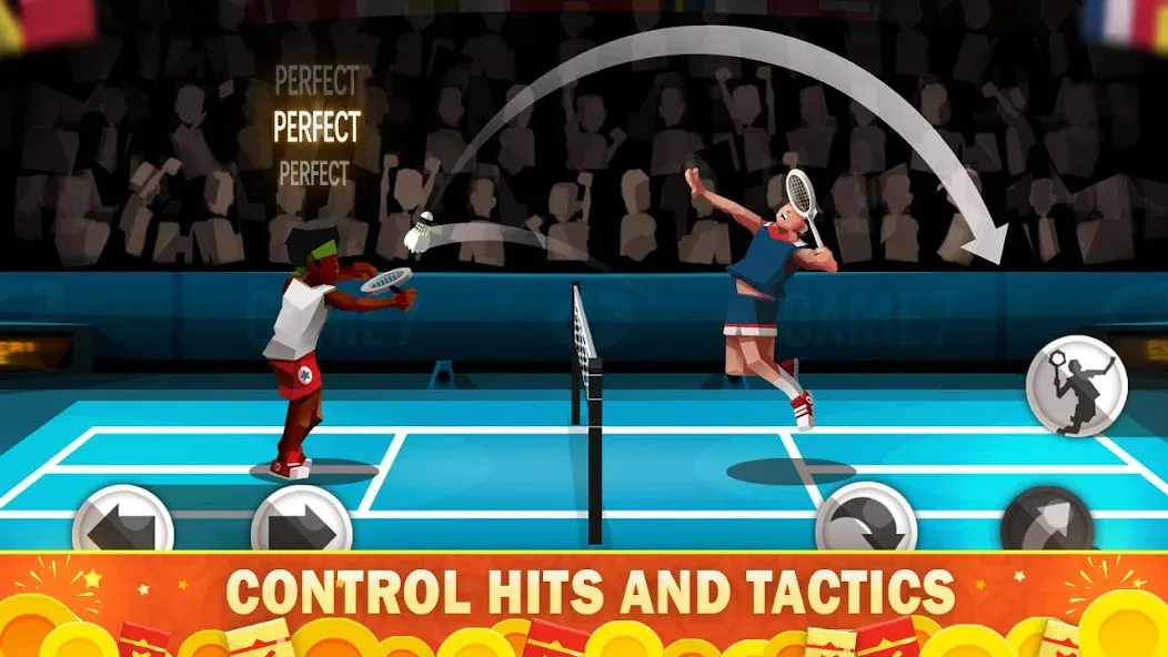 Badminton League  [МОД Бесконечные деньги] Screenshot 1