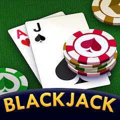 Скачать взлом Blackjack 21: online casino (Блэкджек 21)  [МОД Menu] - стабильная версия apk на Андроид