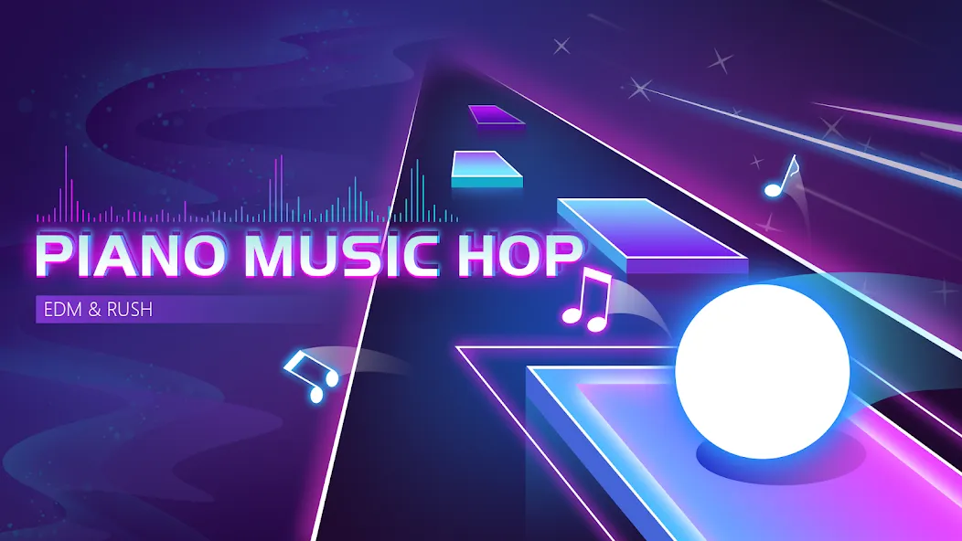 Piano Music Hop: EDM Rush! (Пиано музыка хоп)  [МОД Бесконечные монеты] Screenshot 1