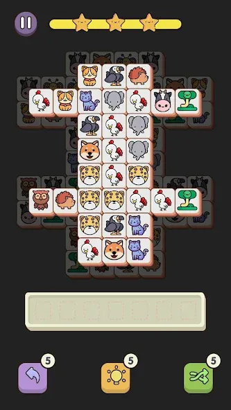 Match 3 Animal - Zen Puzzle (Матч 3 Животное)  [МОД Много денег] Screenshot 3