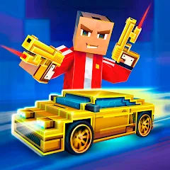 Взломанная Block City Wars: Pixel Shooter (Блок Сити Варс)  [МОД Unlocked] - полная версия apk на Андроид