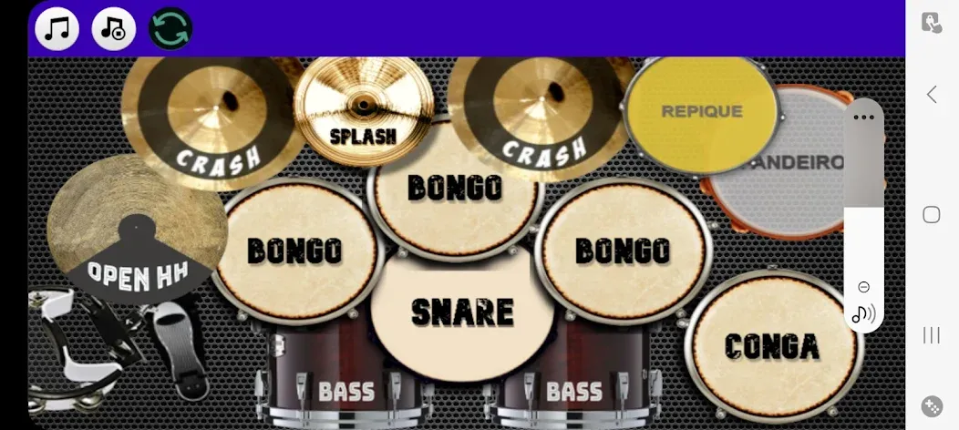 Drum Studio: Bateria Virtual (Драм студио)  [МОД Unlocked] Screenshot 3