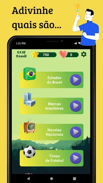 Quiz Brasil (Квиз Бразилия)  [МОД Mega Pack] Screenshot 2