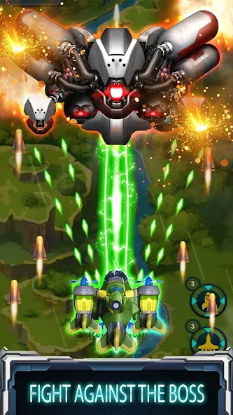 Skyforce Invaders (Скаифорс Инвейдерс)  [МОД Бесконечные монеты] Screenshot 4