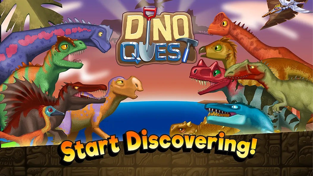 Dino Quest: Dig Dinosaur Game (Дино Квест)  [МОД Все открыто] Screenshot 5