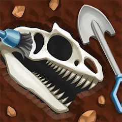 Скачать взломанную Dino Quest: Dig Dinosaur Game (Дино Квест)  [МОД Все открыто] - полная версия apk на Андроид