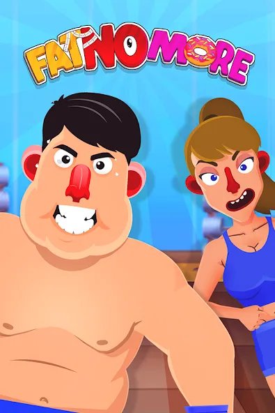 Fat No More: Sports Gym Game! (Фэт Но Море)  [МОД Много монет] Screenshot 5