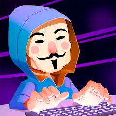 Взломанная Hacking Hero: Hacker Clicker (Хакинг герой)  [МОД Unlocked] - стабильная версия apk на Андроид