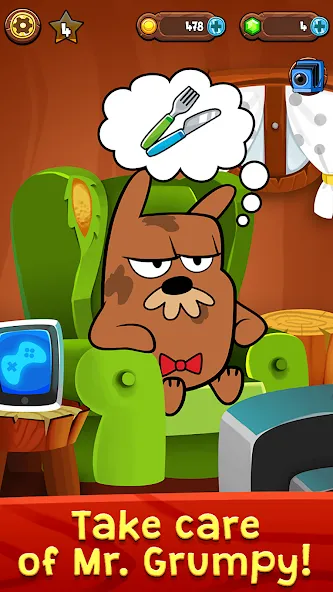 My Grumpy: Funny Virtual Pet (Май Грампи)  [МОД Бесконечные деньги] Screenshot 1