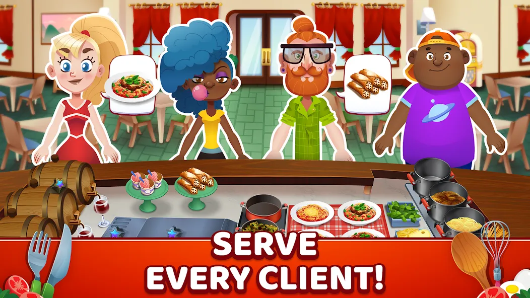 My Pasta Shop: Cooking Game (Мой Паста Шоп)  [МОД Menu] Screenshot 2