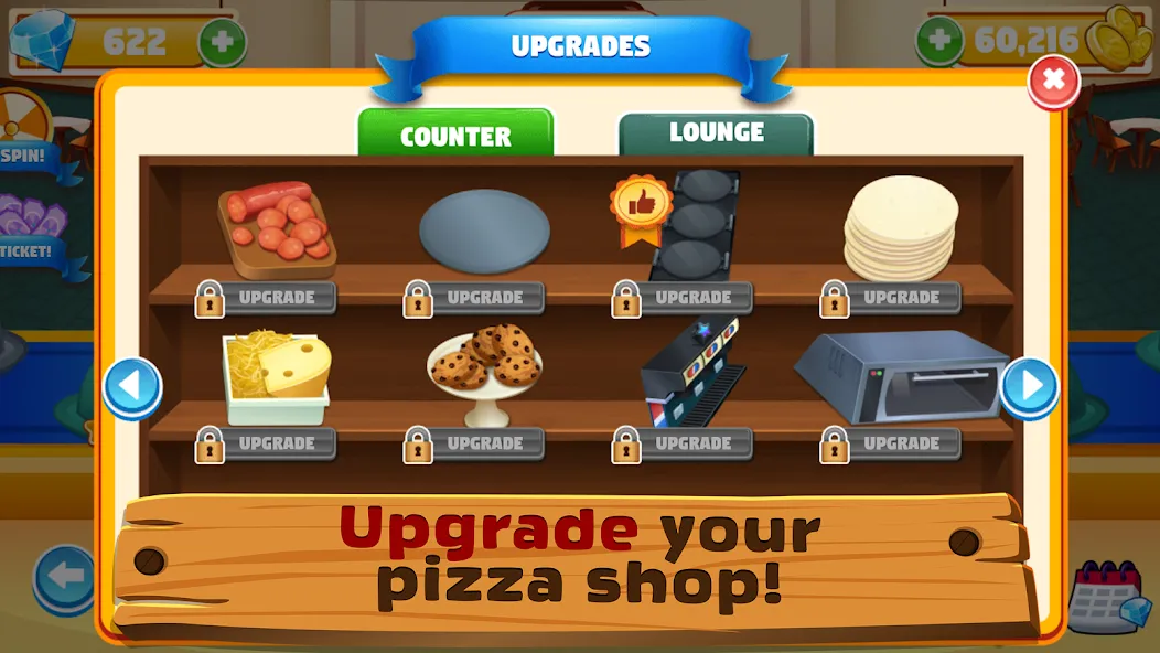 My Pizza Shop 2: Food Games (Мой Пиццерия 2)  [МОД Меню] Screenshot 3