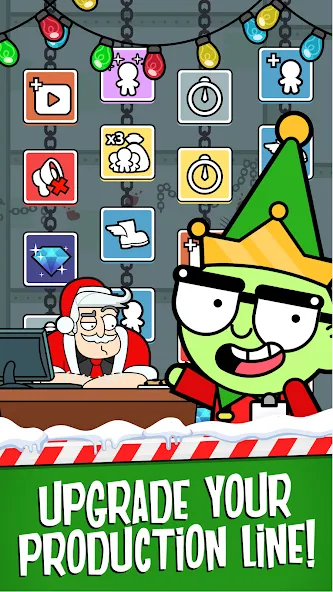 Santa’s Capitalist Factory  [МОД Бесконечные монеты] Screenshot 5