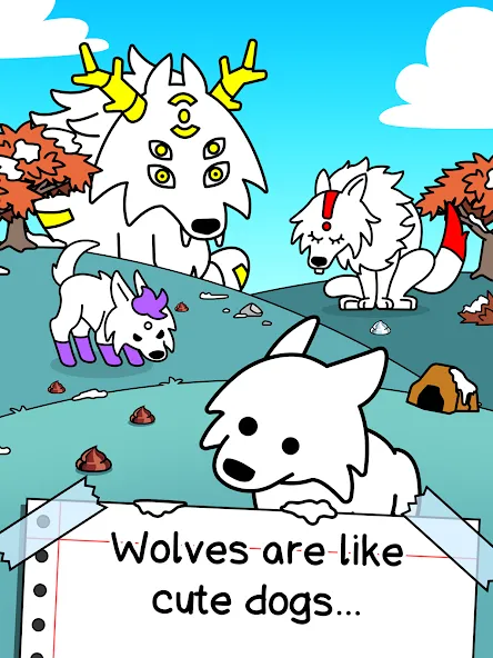 Wolf Evolution: Merge Wild Dog (Вульф Эволюшн)  [МОД Много монет] Screenshot 5