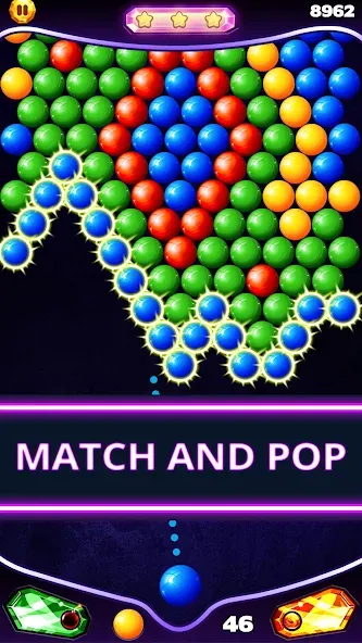 Bubble Shooter Classic (Бабл Шутер Классик)  [МОД Mega Pack] Screenshot 4