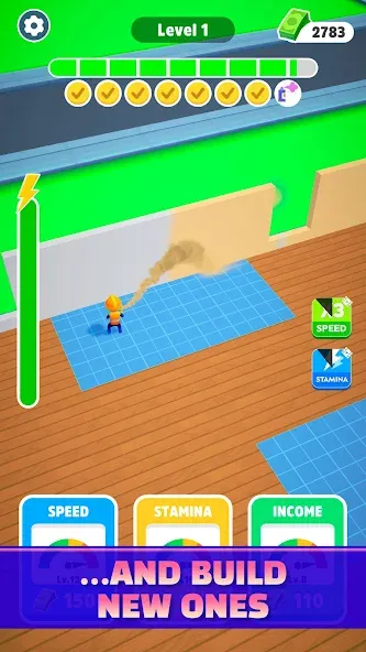 Home Builder 3D !  [МОД Бесконечные монеты] Screenshot 2