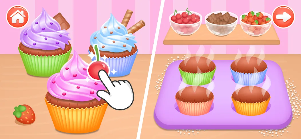 Kids Cooking Games 2+ Year Old  [МОД Бесконечные монеты] Screenshot 3