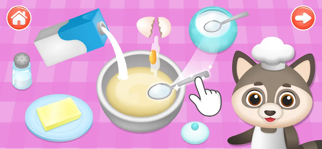 Kids Cooking Games 2+ Year Old  [МОД Бесконечные монеты] Screenshot 4