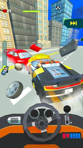 Crazy Rush 3D: Race Master (Крейзи Раш 3Д)  [МОД Много денег] Screenshot 2