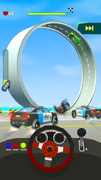 Crazy Rush 3D: Race Master (Крейзи Раш 3Д)  [МОД Много денег] Screenshot 4