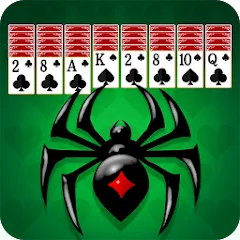 Взлом Spider Solitaire: Card Game (Спайдер Солитер)  [МОД Много монет] - последняя версия apk на Андроид