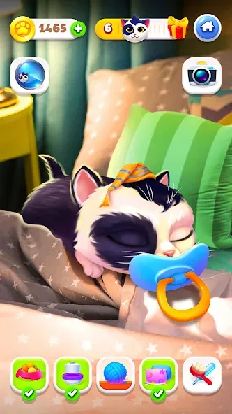 My Cat - Virtual pet simulator (Мой кот)  [МОД Много монет] Screenshot 3