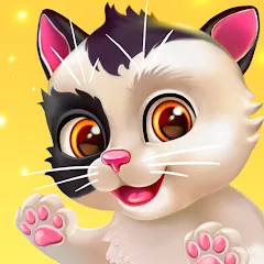 Взлом My Cat - Virtual pet simulator (Мой кот)  [МОД Много монет] - стабильная версия apk на Андроид