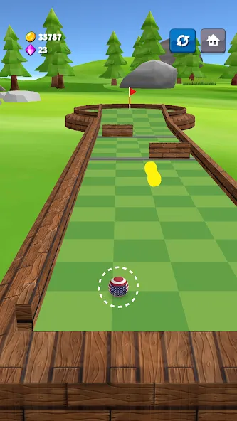 Mini Golf Game - Putt Putt 3D (Мини Гольф Челлендж)  [МОД Много денег] Screenshot 1