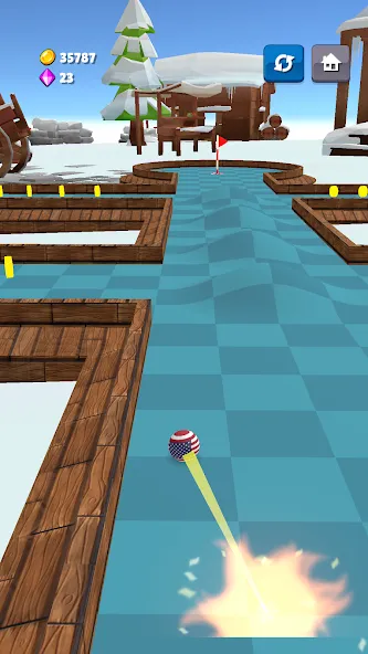 Mini Golf Game - Putt Putt 3D (Мини Гольф Челлендж)  [МОД Много денег] Screenshot 3