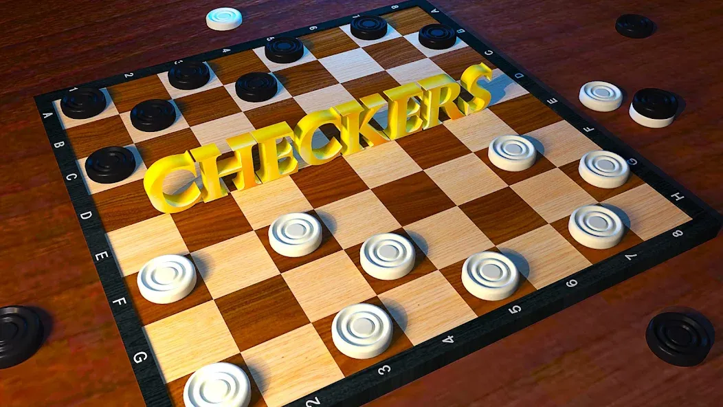 Checkers: Checkers Online- Dam  [МОД Меню] Screenshot 1