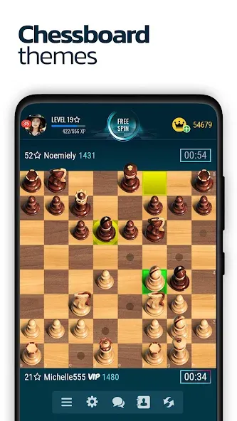 Chess Online  [МОД Много монет] Screenshot 2