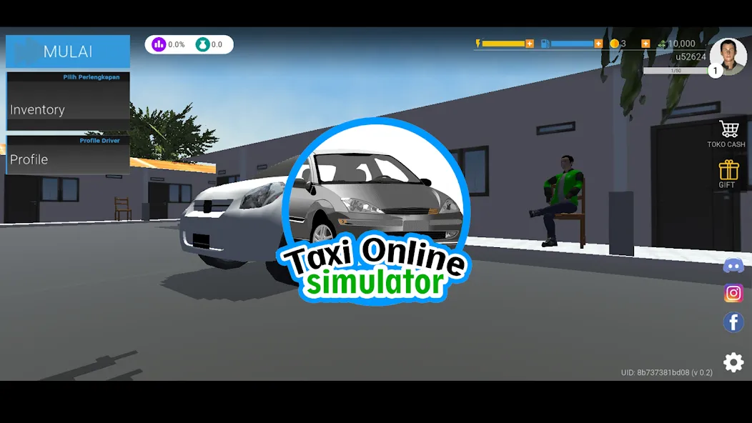 Taxi Online Simulator ID (Такси онлайн симулятор )  [МОД Много денег] Screenshot 1